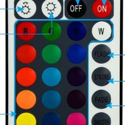 Sárkány 7 színű 3D led lámpa