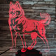 Husky 7 színű 3D led lámpa
