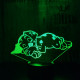 Dalmata kölyök 3D led lámpa