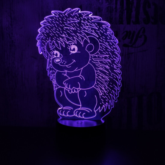 Süni 7 színű 3D led lámpa