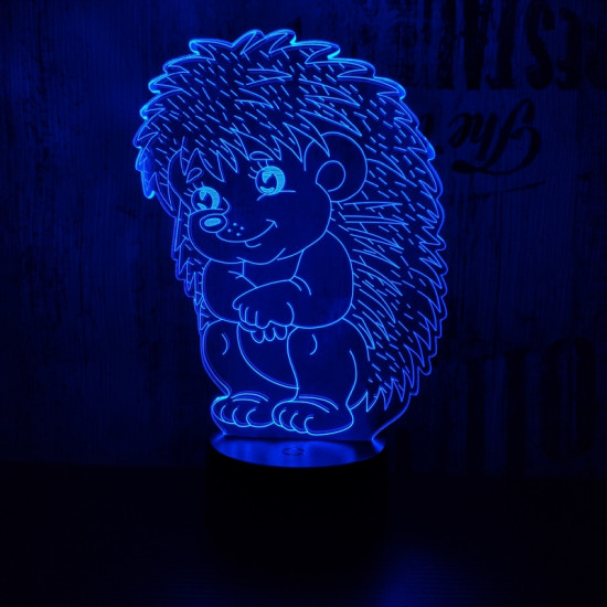 Süni 7 színű 3D led lámpa