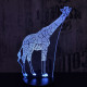 Zsiráf 2 3D led lámpa