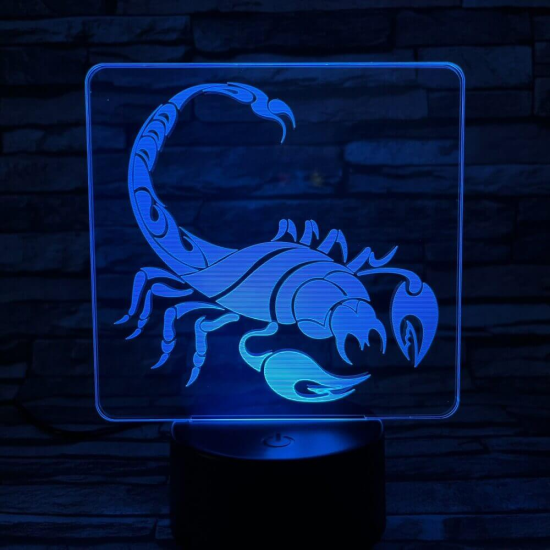 Skorpió 2 3D led lámpa