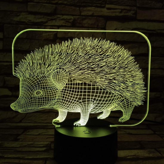 Süni 2 7 szinű 3D led lámpa