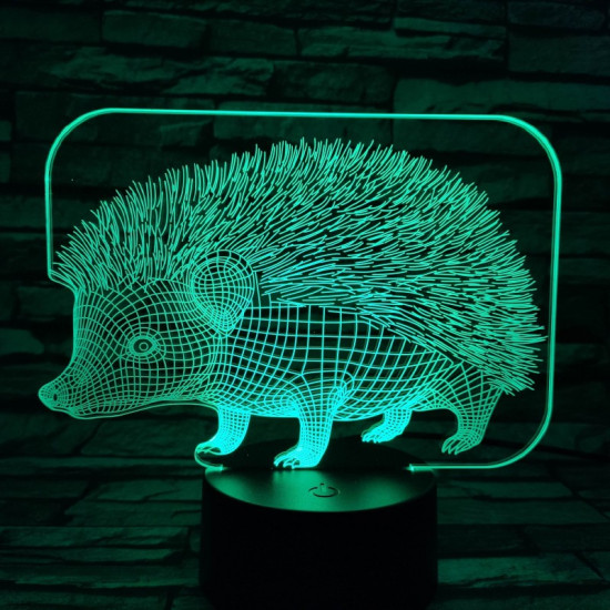 Süni 2 7 szinű 3D led lámpa