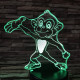Majom táncol 7 színű 3D led lámpa