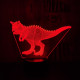 Carnotaurus  7 színű 3D led lámpa
