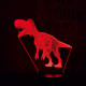 Tarajos dinó 2 7 színű 3D led lámpa
