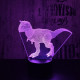 Carnotaurus 2 7 szinű 3D led lámpa