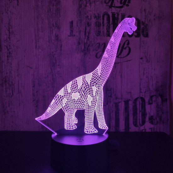 Brachiosaurus 3D led lámpa