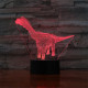 Diplodocus 7 színű 3D led lámpa