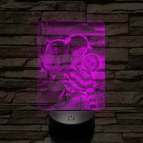 Hasznos Egyedi Ajándék Anyák Napjára 7 színű 3D led lámpa