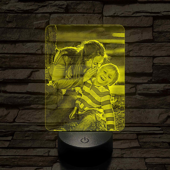 Hasznos Egyedi Ajándék Anyák Napjára 7 színű 3D led lámpa