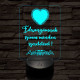 Édesanyámnak 7 színű 3D led lámpa