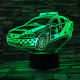 Rendőrautó 3D led lámpa