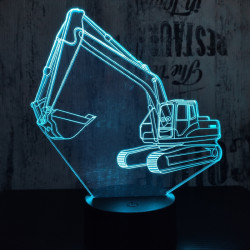 Markoló 2  7 színű 3D led lámpa