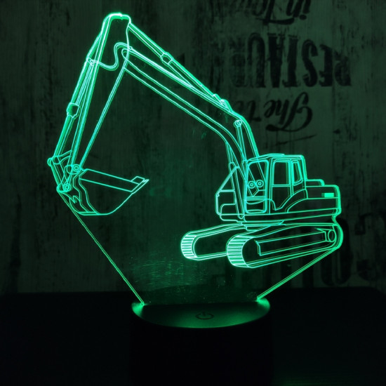 Markoló 2  7 színű 3D led lámpa