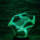 Drón 7 színű 3D led lámpa