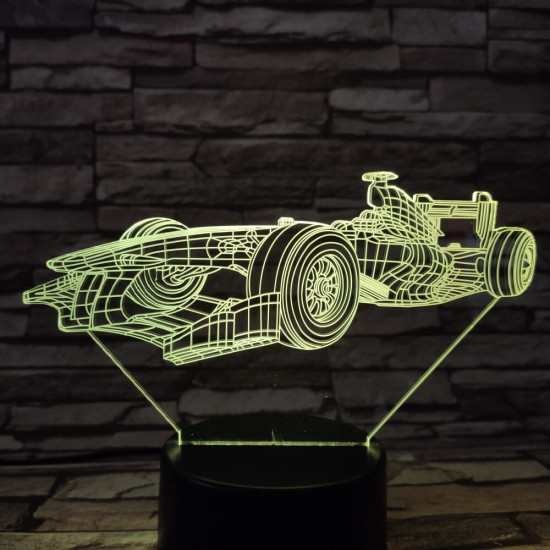 Forma1 3D led lámpa