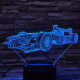 Forma1 3D led lámpa