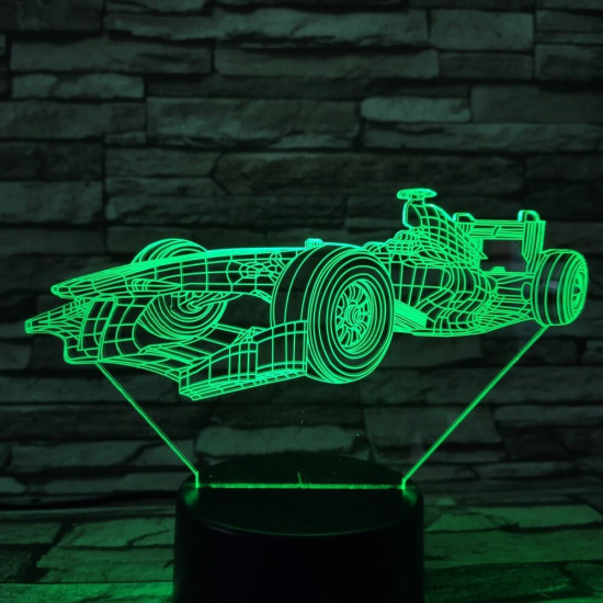 Forma1 3D led lámpa