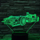 Forma1 3D led lámpa