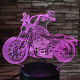 Motor Cruiser 7 színű  3D led lámpa