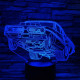 Low rider a táncoló autó 7 színű 3D led lámpa