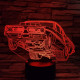 Low rider a táncoló autó 7 színű 3D led lámpa