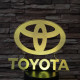 Toyota 7 színű 3D led lámpa