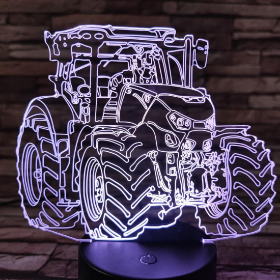 Traktor 5 3D led lámpa