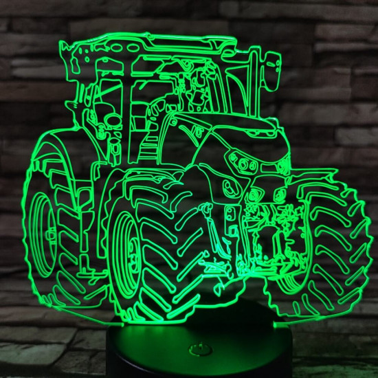 Traktor 5 3D led lámpa