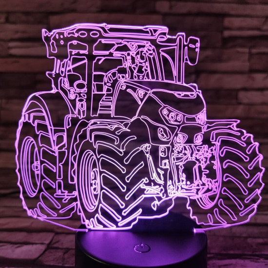 Traktor 5 3D led lámpa