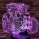 Traktor 5 3D led lámpa