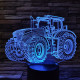 Traktor 6 3D led lámpa