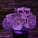 Traktor 6 3D led lámpa