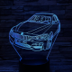 BMW autó  7 színű 3D led lámpa