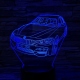 BMW autó  7 színű 3D led lámpa