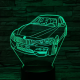 BMW autó  7 színű 3D led lámpa