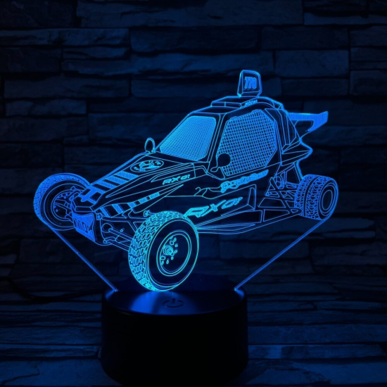 Homokfutó autó 3D led lámpa