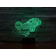 Forma1 autó 3D led lámpa