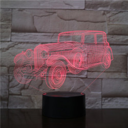 Autó olds mobile 7 színű  3D led lámpa