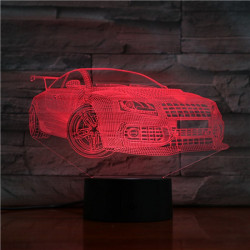 Sport Autó 3D led lámpa