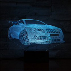 Sport Autó 3D led lámpa