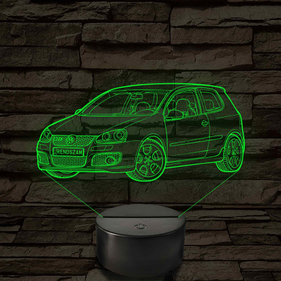 Golf V GTI – 7 színű, színváltós LED lámpa