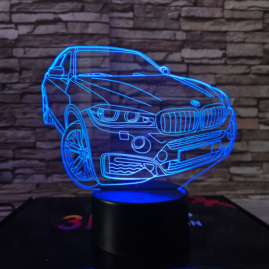 BMW fordul  7 színű 3D led lámpa