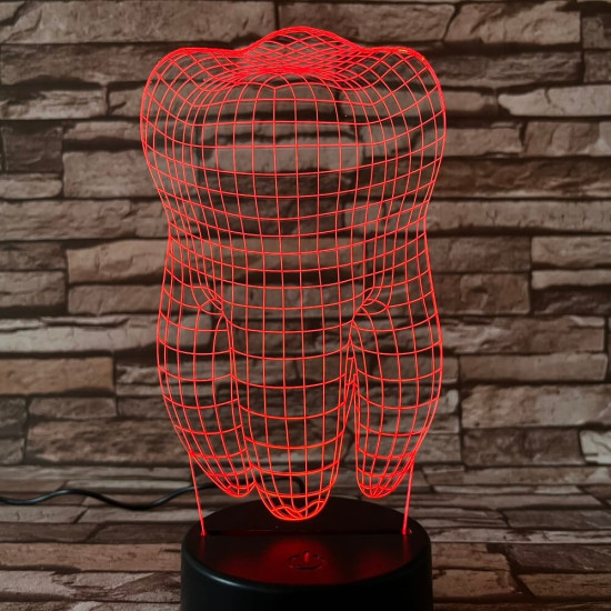 Fog 2 7 színű 3D led lámpa