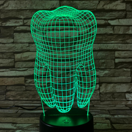 Fog 2 7 színű 3D led lámpa