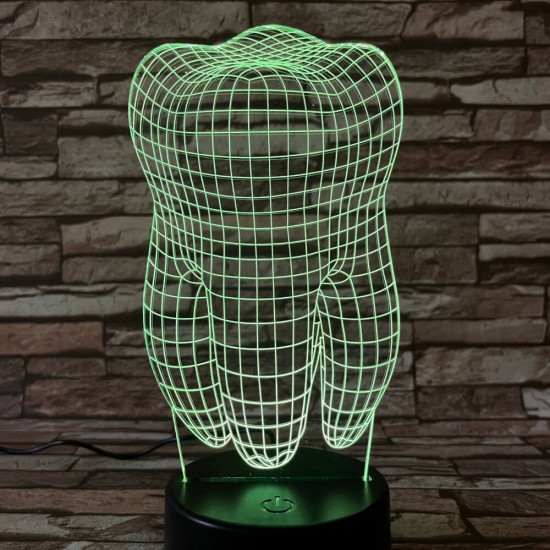 Fog 2 7 színű 3D led lámpa