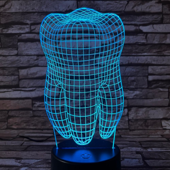 Fog 2 7 színű 3D led lámpa